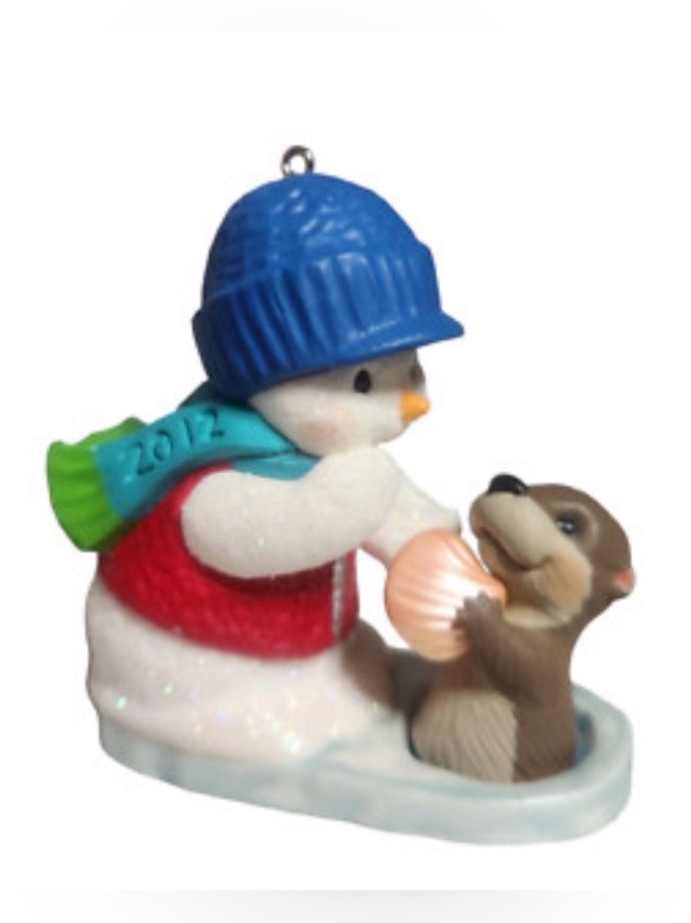 2012 Hallmark Snow Buddies 15 Otter Keepsake Ornament Christmas